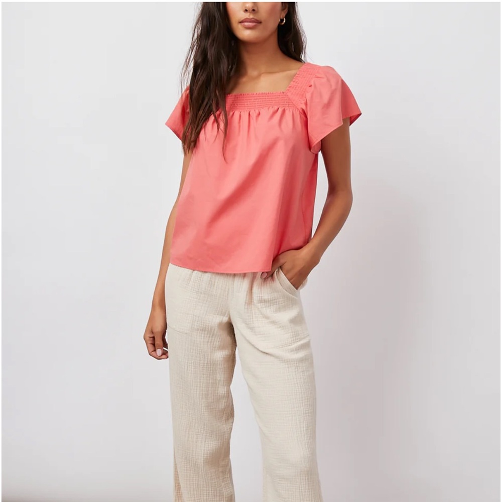 NWOT - never worn Rails Sonora Top - size M color - Spiced coral